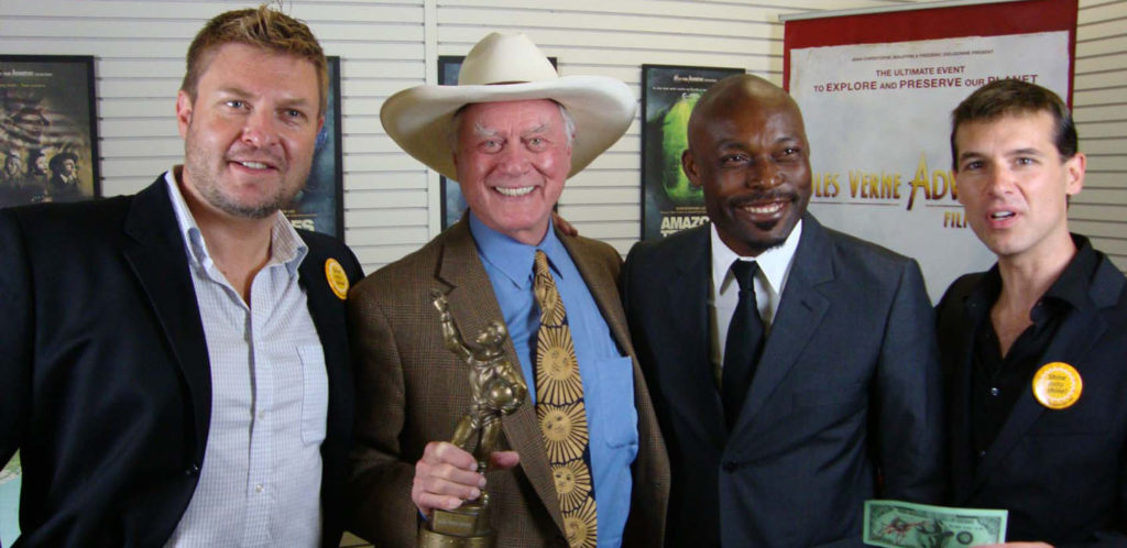Larry Hagman honored for outstanding contribution to environmental education and the promotion of solar energy.