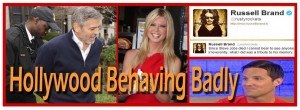 Hollywood Behaving Badly (L-R): Clooney, Reid, Brand, Russell