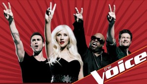 NBC's Victorious Team: Adam, Christina, Cee Lo, and Blake of  "The Voice" (NBC)