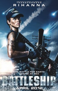 "Battleship" movie poster feat. Rihanna (Universal Pictures)