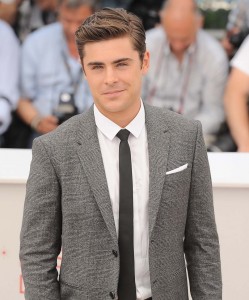 Zac Efron at the photo call for "The Paperboy" at Cannes (photo: Splash)