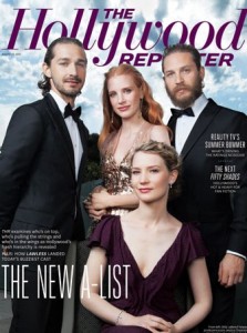 Jessica Chastain, Mia Wasikowska, Shia Labeouf and Tom Hardy from "Lawless" movie 2012 