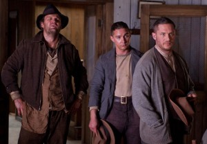 Jason Clarke, Shia LaBeouf and Tom Hardy in "Lawless"