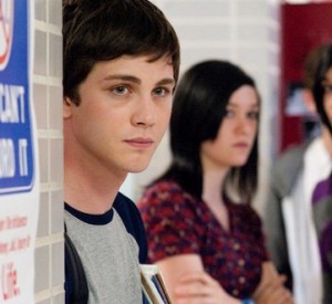 Logan Lerman in THE PERKS OF BEING A WALLFLOWER - (Summit Entertainment) almost famous Logan Lerman shows some great acting