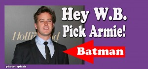 Warner Bros should pick Armie Hammer as Batman in the Justice League franchise