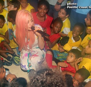 Lady Gaga concert stop in rio surprised young fans during her Born This Way Ball