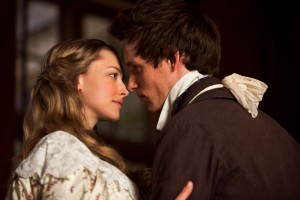 Redmayne as Marius, with Amanda Seyfried in "Les Miserables" - Universal Pictures