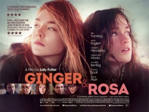 Elle Fanning and Alice Englert, "Ginger & Rosa" poster