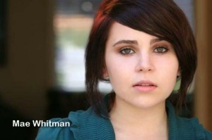 MAE WHITMAN is on the rise. Watch out for her. The beautiful and talented Mae Whitman has been impressing us so far. We are watching her.