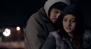 Vedran Kos (is Milo) and Tina Keserovic (is Biljana) in the award-winning short film HATCH.