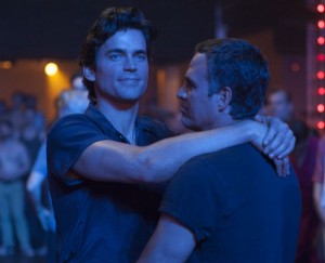 Matt Bomer (with Mark Rufallo) in HBO's "The Normal Heart" (2014), directed by Ryan Murphy. 