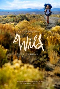 Actress Reese Witherspoon walking the Pacific Crest Trail on the poster for WILD the movie.