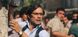 Actor Gael Garcia Bernal as Iranian journalist Maziar Bahari in Rosewater movie