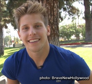 Actor Thomas Kasp during an interview with Brave New Hollywood