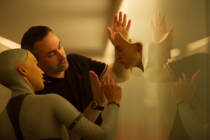 Director Alex Garland and actress Alicia Vikander collaborate on Ex Machina - A24 Films