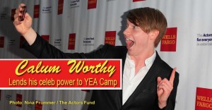 Disney superstar Calum Worthy brings his name and celebrity power to youth activism Camp.