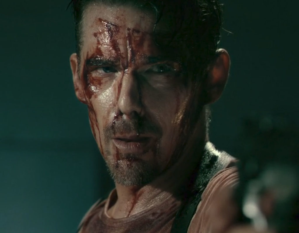 Ethan Hawke is out for blood, in 24 HOURS TO LIVE action film, released by Saban Films.