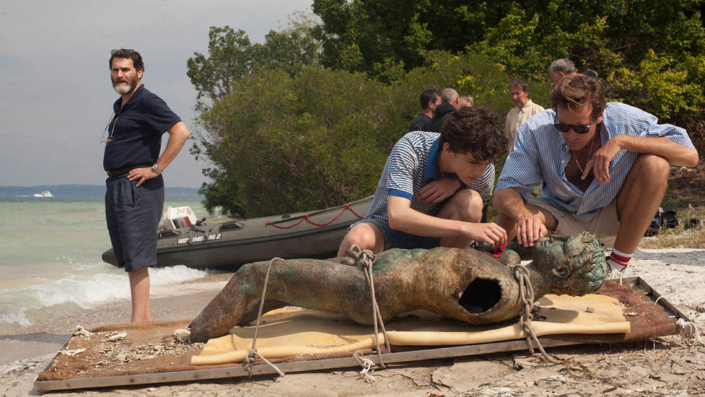 Armie Hammer and Timothée Chalamet star in Call Me By Your name, penned by James Ivory and directed byLuca Guadagnino